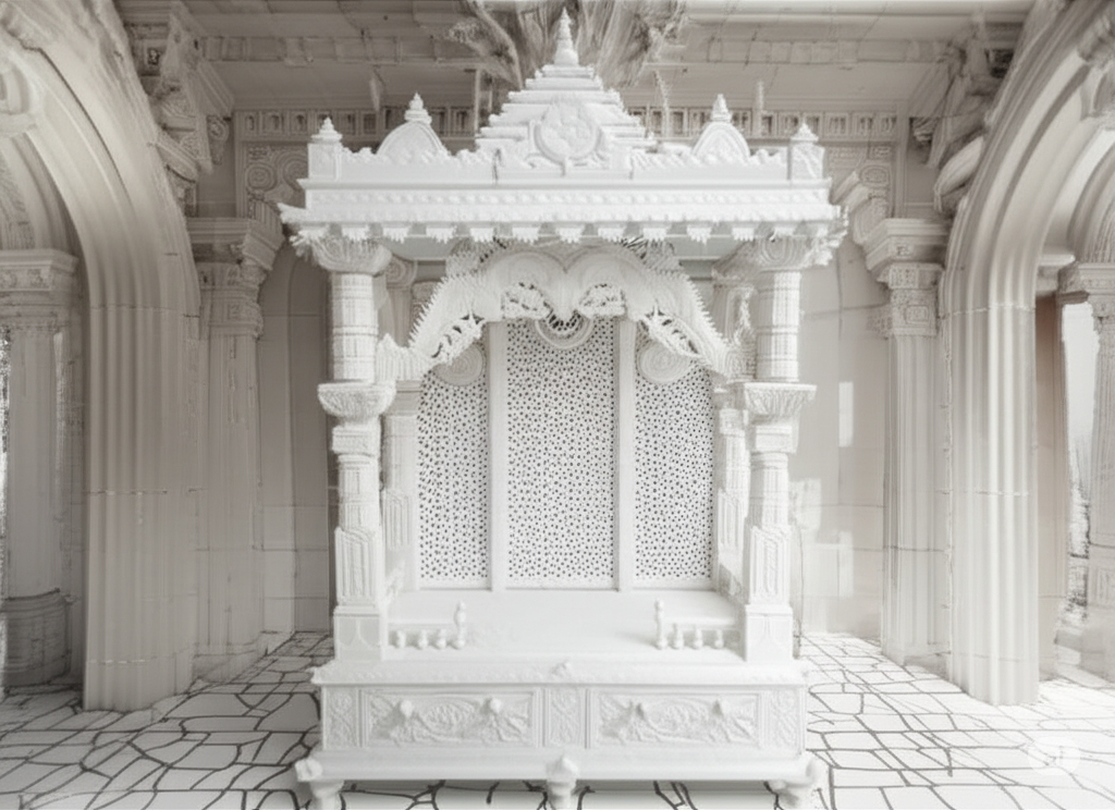 Makrana White Small Temple